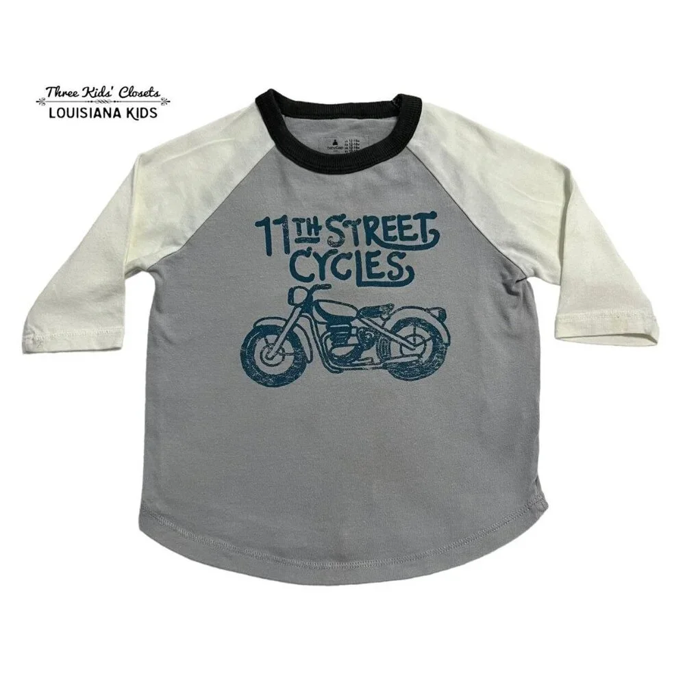 Baby Gap 12-18m 11th Street Cycles Motorcycle Tee Shirt